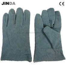 Cuero de vaca Productos de seguridad laboral soldadura guantes de trabajo (L002)